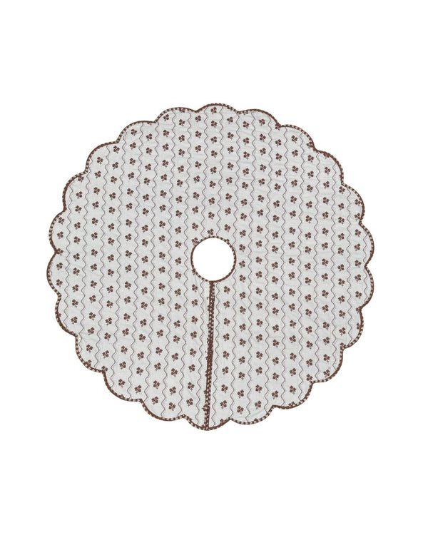 Constance Reversible Scalloped Tree Skirt