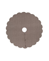 Constance Reversible Scalloped Tree Skirt