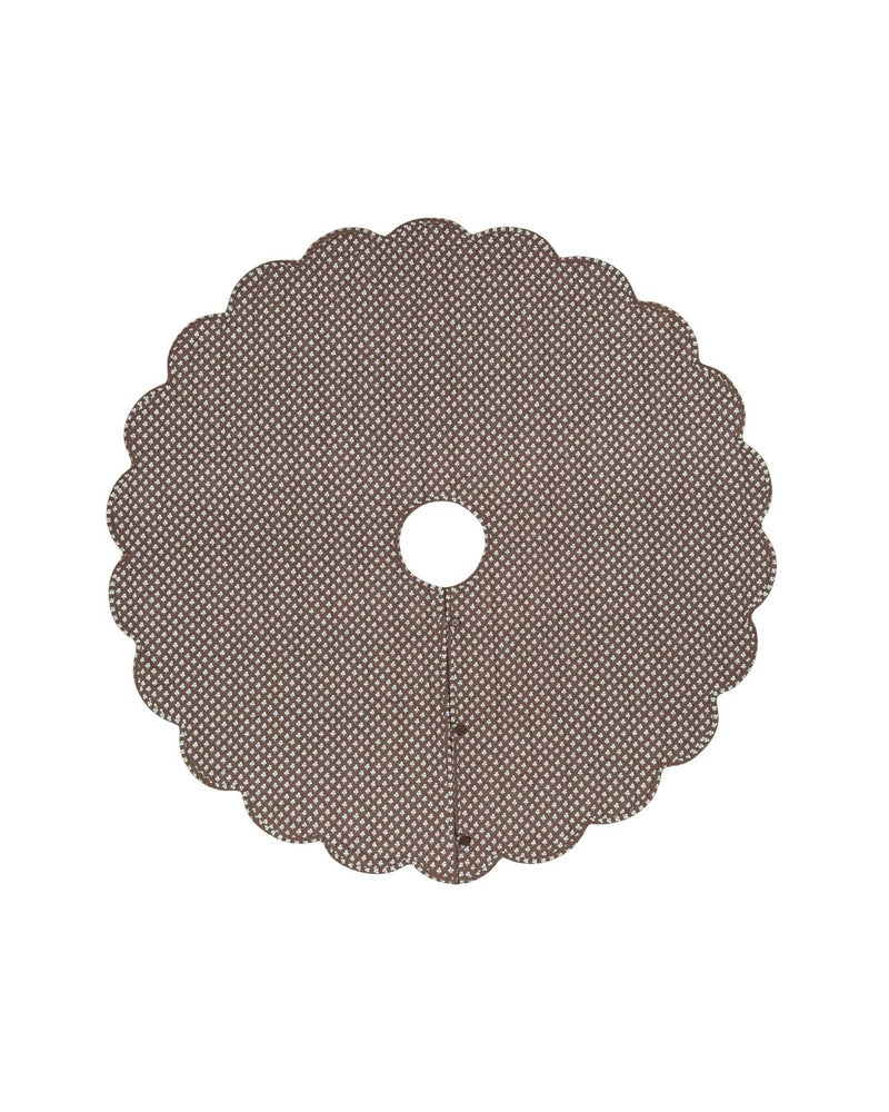 Constance Reversible Scalloped Tree Skirt