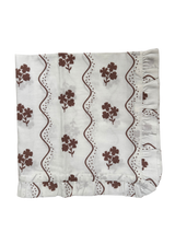 Beatrice Chocolate Ruffled Napkins - Set of 4