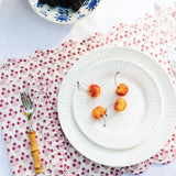 Abigail Pink Ruffled Dinner Napkin - Set of 4 - Trudie