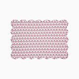 Abigail Pink Scalloped Quilted Placemat - Trudie