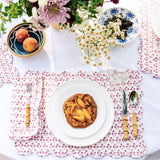 Abigail Pink Scalloped Quilted Placemat - Trudie