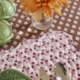 Abigail Pink Scalloped Quilted Placemat - Trudie