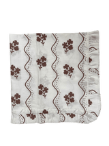 Trudie Beatrice Chocolate Ruffled Napkins - Set of 4