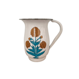 Marigold Poppy Enamelware Pitcher - Trudie