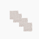 Mildred Floral Cream Ruffled Napkins, Set of 4 - Trudie