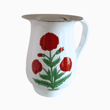 Trudie Poppy Red Enamelware Pitcher product image