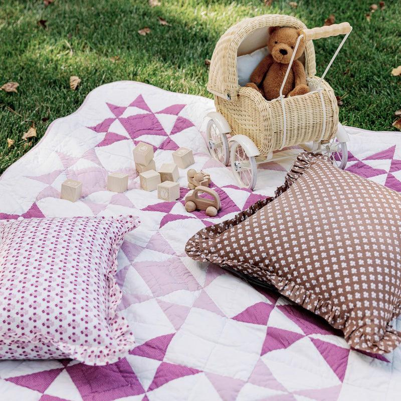 Abigail Ruffled Lumbar Pillow