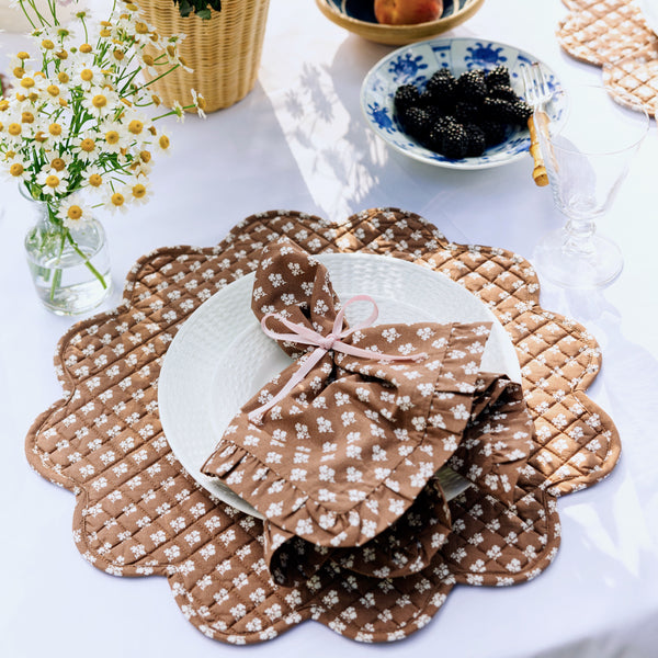 Constance Wavy Quilted Placemat