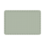 Virginia Stripe Green Ruffled Rectangle Tablecloth - Trudie